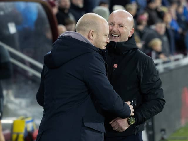 The Livingston boss has dropped a Hearts quip