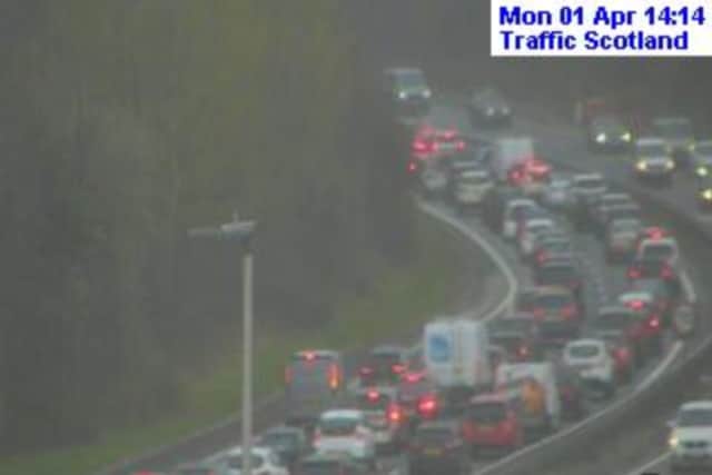 Drivers on the Edinburgh City Bypass are facing delays of around 40 minutes. Photo: Traffic Scotland