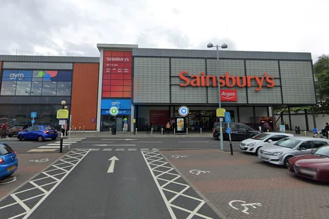 The Sainsbury's Murrayfield store, situated between Westfield Road and Gorgie Road.