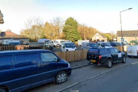The sales lot in Winchburgh.