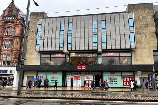 The new Uniqlo store on Princes Street will open in April. 