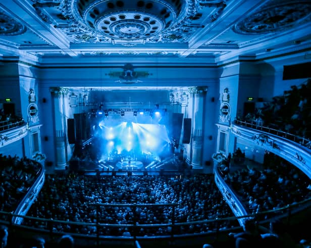 Former White Stripes frontman Jack White on stage at the Usher Hall in Edinburgh.