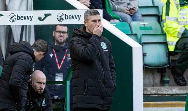 The faces on the Hibs bench say it all as St Johnstone take all three points at Easter Road.