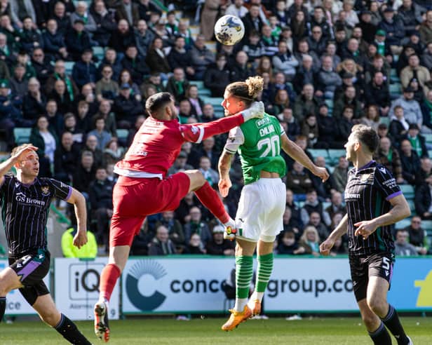 The Hibs penalty claim has been met with a furious verdict.