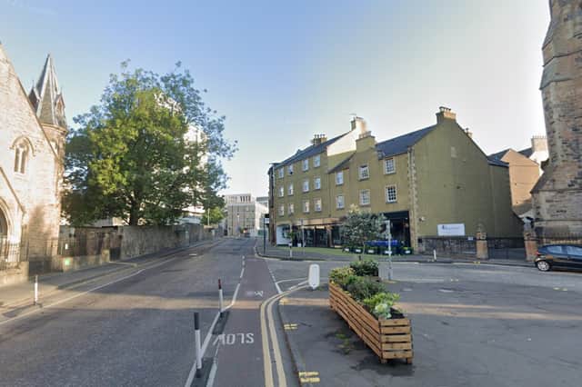 Chapel Street in Newington - the stretch of road linking Potterrow to Buccleuch Street - has been closed for emergency sewer repairs which could last up to two weeks. Picture: Google. 