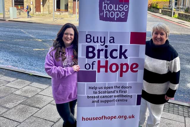 House of Hope's Lisa Fleming with Edinburgh West MP Christine Jardine.