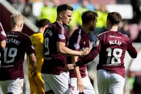 Hearts were victorious over Livingston.