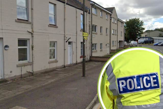 A Tranent man was rushed to hospital on Sunday night after emergency services responded to reports regarding a concern for a person
