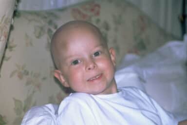 Billy was diagnosed with cancer aged just three