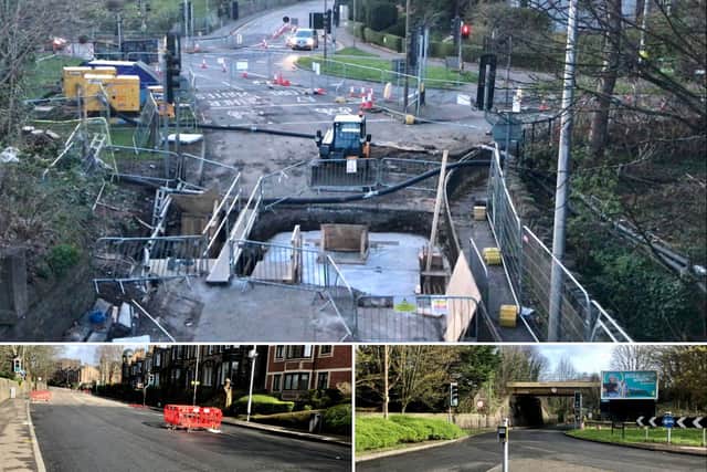 Works to repair a collapsed culvert at Cameron Toll roundabout in Edinburgh began on March 4, with additional resurfacing works commencing a month later 