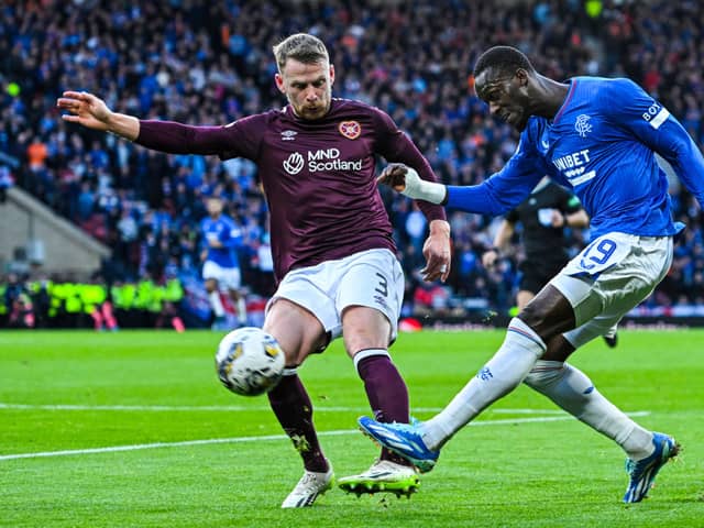 Hearts collide with Rangers on Sunday