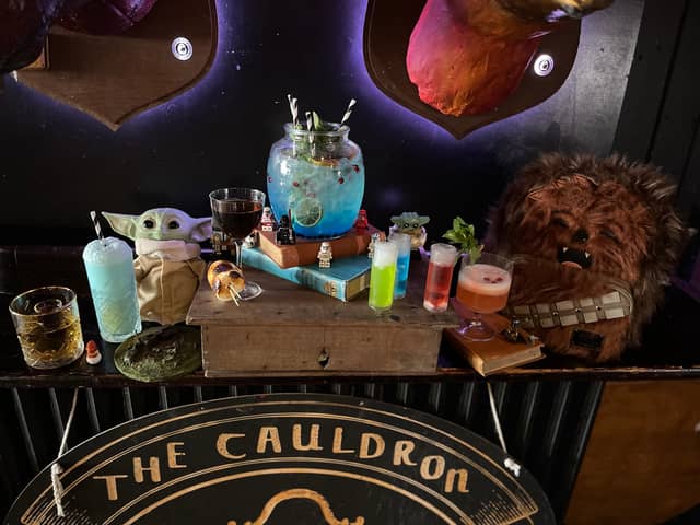 These cocktails, created by The Cauldron’s talented mixologists in collaboration with Fizzbox, are inspired by the iconic Star Wars saga.