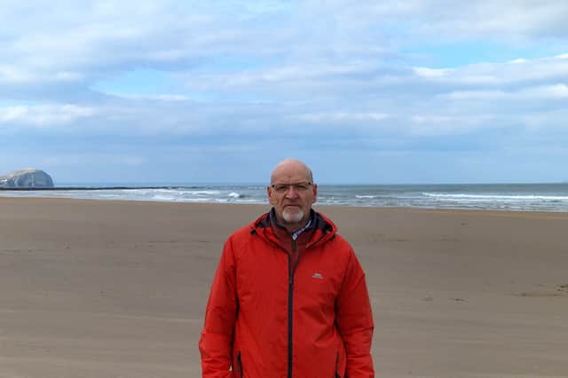 Iain Clark from Musselburgh tells how he kept his "frightening" multiple sclerosis symptoms secret at work.