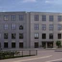 An artist's impression of the planned student flats at the Radical Road bar site.