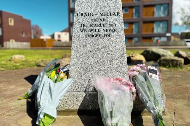 A ceremony to remember the baby boy known as Craig Millar  was held in Edinburgh on Friday, April 26