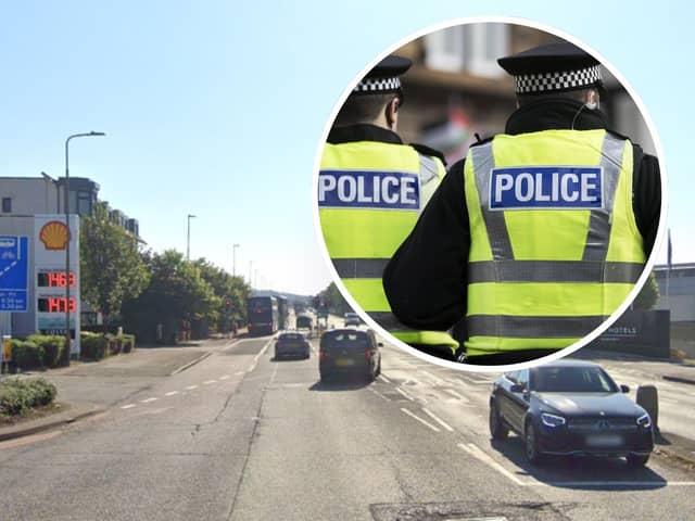 A man has died in Edinburgh's Glasgow Road