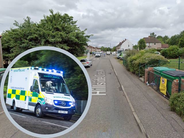 Officers were alerted to the incident which took place on Hillside Crescent North, Gorebridge, around 11.45am on Monday.