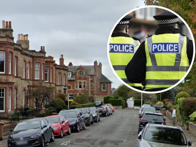 Police in Edinburgh are investigating after a man with a knife threatened residents in Lomond Road.