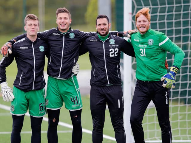 The goalkeeper has reflected on his time at Hibs
