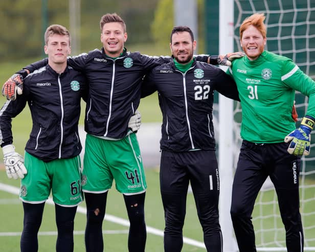 The goalkeeper has reflected on his time at Hibs