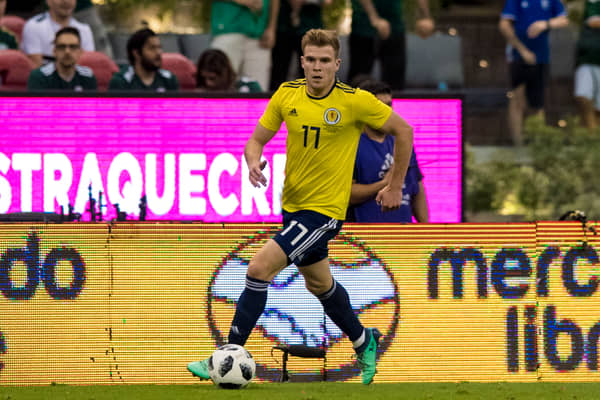 Cadden in action for Scotland against Mexico back in 2016