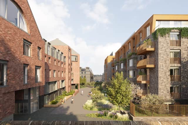 The 168 new homes will includes a mix of housing types