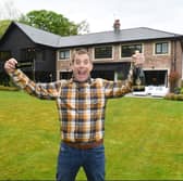 Man City fan, Kevin Bryant, has won the keys to a stunning £3,500,000 house in the heart of Cheshire's Golden Triangle, loved by Premier League footballers.