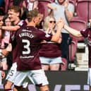 Hearts cruised to victory over Dundee.
