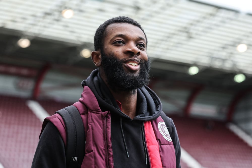 Beni Baningime reveals Hearts future decision as midfielder clear over where he's playing next season