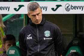 Hibs manager Nick Montgomery is under fire. Again.