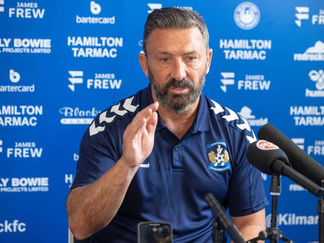Could Kilmarnock gaffer Derek McInnes be someone Hibs are interested in replacing Nick Montgomery? (Pic: SNS)