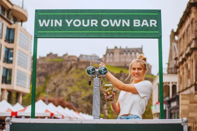 Innis & Gunn will be out on Lothian Road in Edinburgh today
