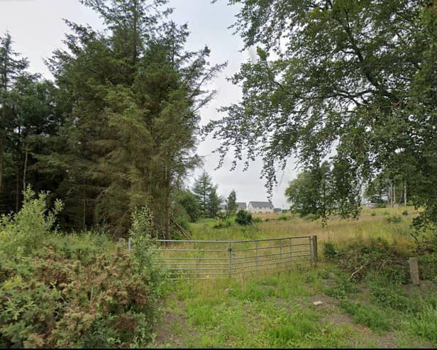 The site of proposed house is subject to enforcement action over the unauthorised felling of trees.
