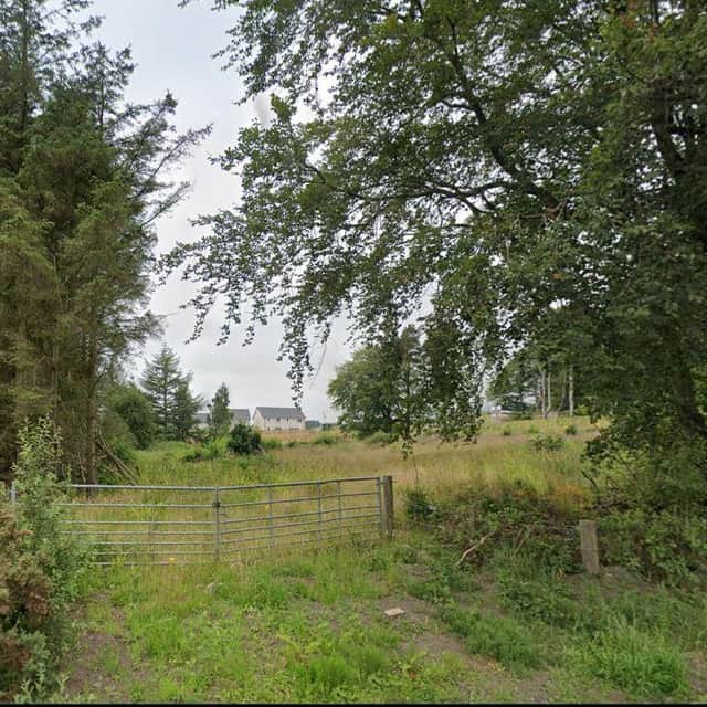 The site of proposed house is subject to enforcement action over the unauthorised felling of trees.