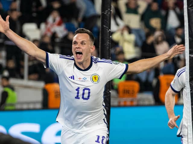 Lawrence Shankland has been named in Scotladn’s 28-man provisional Scotland squad for the Euro 2024 finals in Germany (Pic: SNS)