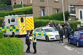 A 78-year-old woman was pronounced dead at an Edinburgh home