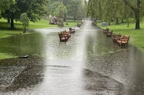 Princes Street Gardens and Inch Park have been closed due to severe flooding.