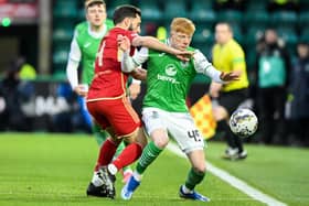 Blazing a trail - Rory Whittaker became youngest debutant in Hibs history at just 16. 