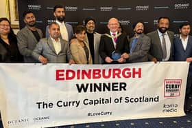 Councillor Robert Aldridge, the Lord Provost of Edinburgh was present at a special ceremony in Edinburgh’s City Chambers this week, along with guests from some of the city’s top curry restaurants, where he accepted an award naming Edinburgh as Scotland’s Curry Capital.