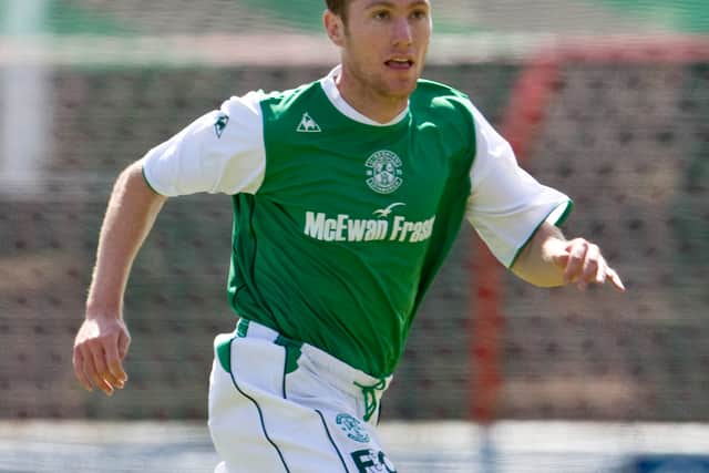 Ex Hibs midfielder Patrick Cregg is the new manager of Brechin City (Pic: SNS)