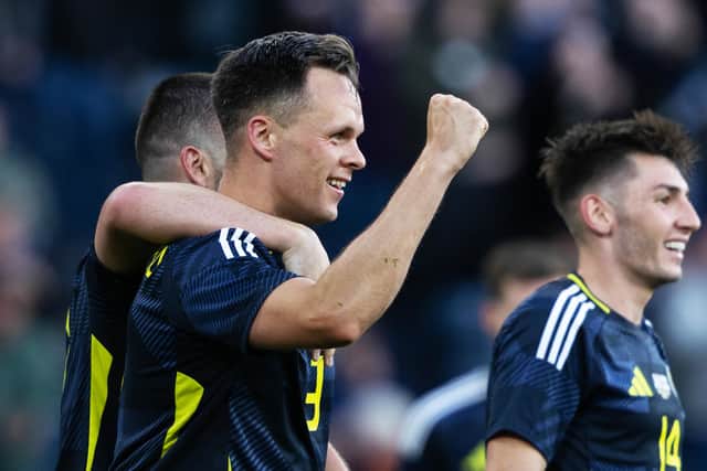 Hearts striker Lawrence Shankland