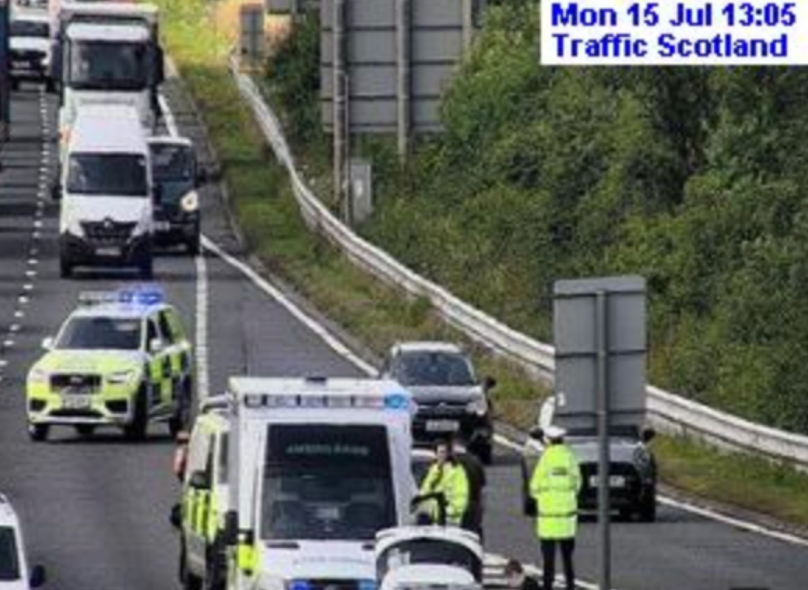 Emergency services race to Edinburgh City Bypass following three ...