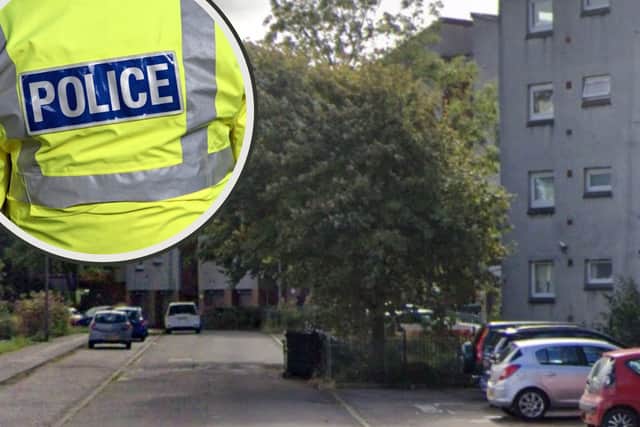 The incident happened in Robert Burns Drive in Edinburgh at around 10pm on August 27