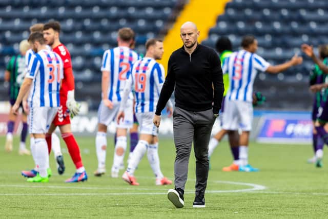 Gray at full-time after the 2-2 draw with Kilmarnock just before the international break.