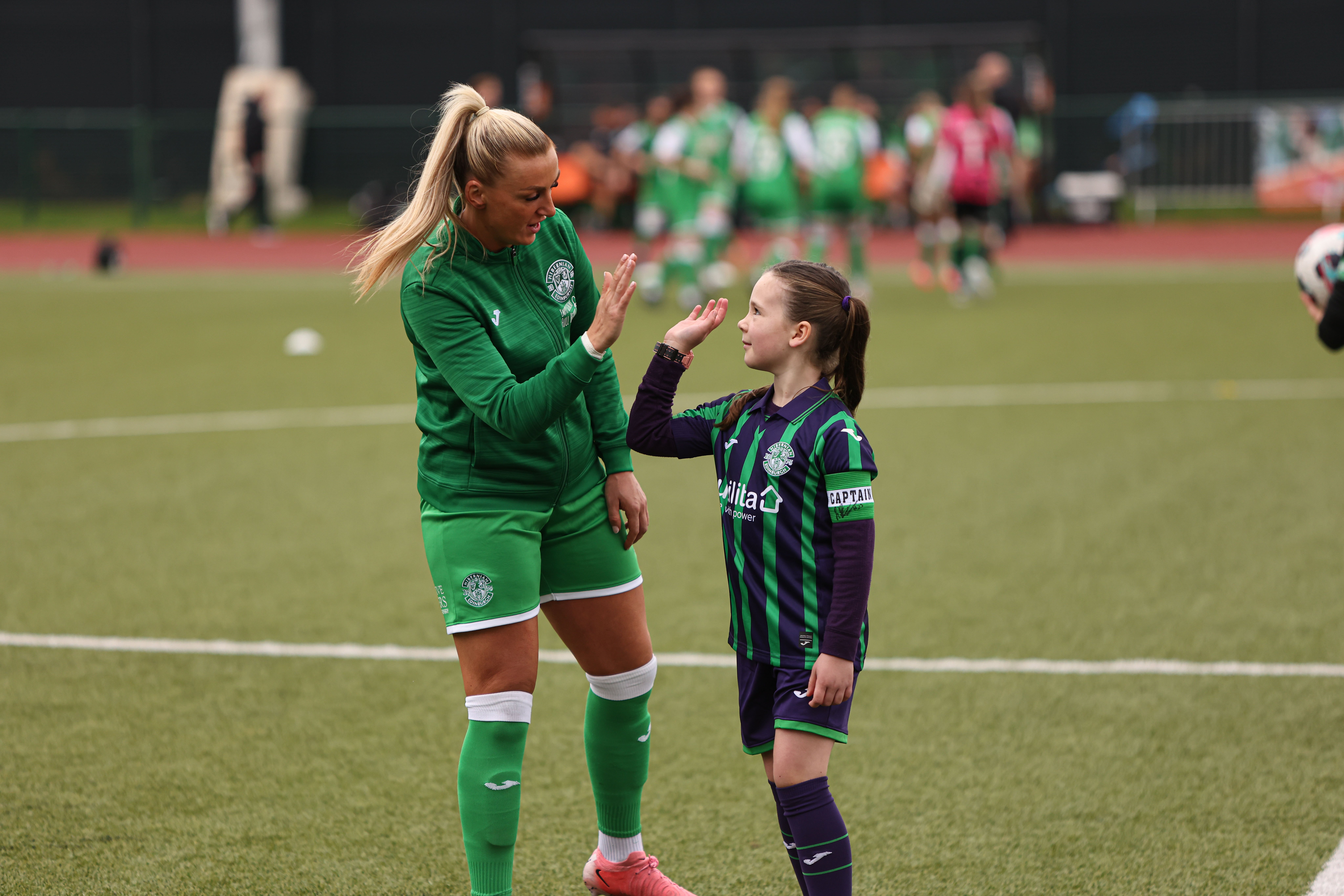 Hibs Women stalwart Hunter opens up on journey from cleaning shifts to ...