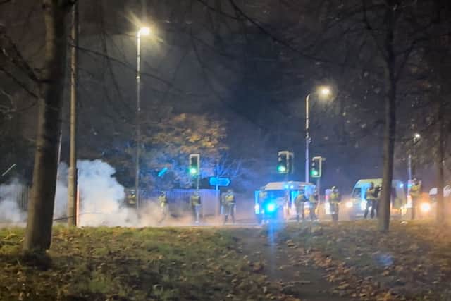Disorder in Niddrie in 2024