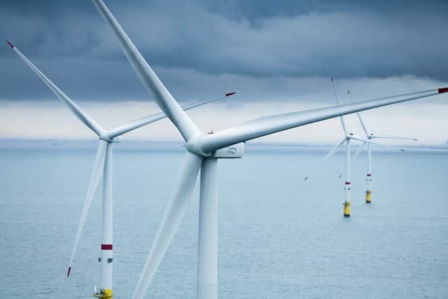 Aerial images of Norther Wind Farm, off the coast of Belgium. Picture: MHI Vestas