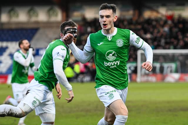 Dylan Levitt while at Hibs
