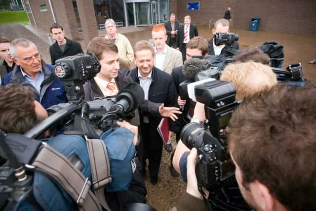 Our Hearts correspondent, Barry Anderson, is 20 years in the role with Edinburgh Evening News.