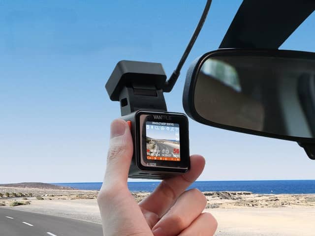 The Vantrue E1 Pro Dash Cam is one of the smallest on the market